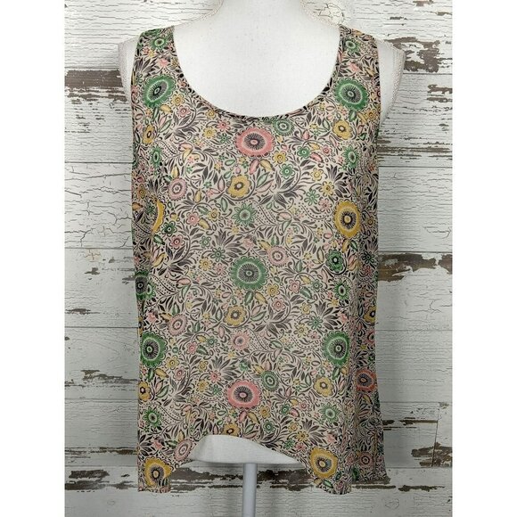 CABI Poet Floral Boho Blouse 2 Pc Sz M #5344 NWOT - Picture 5 of 8